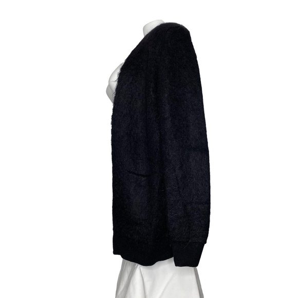 NWOT TALULA x ARITZIA Mohair Merino Wool Blend Black Open Pocket Cardigan XXS - Picture 11 of 16